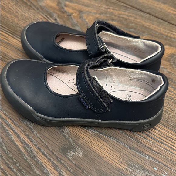 Pediped Barbara Navy Dress Shoes for girls - Picture 2 of 13